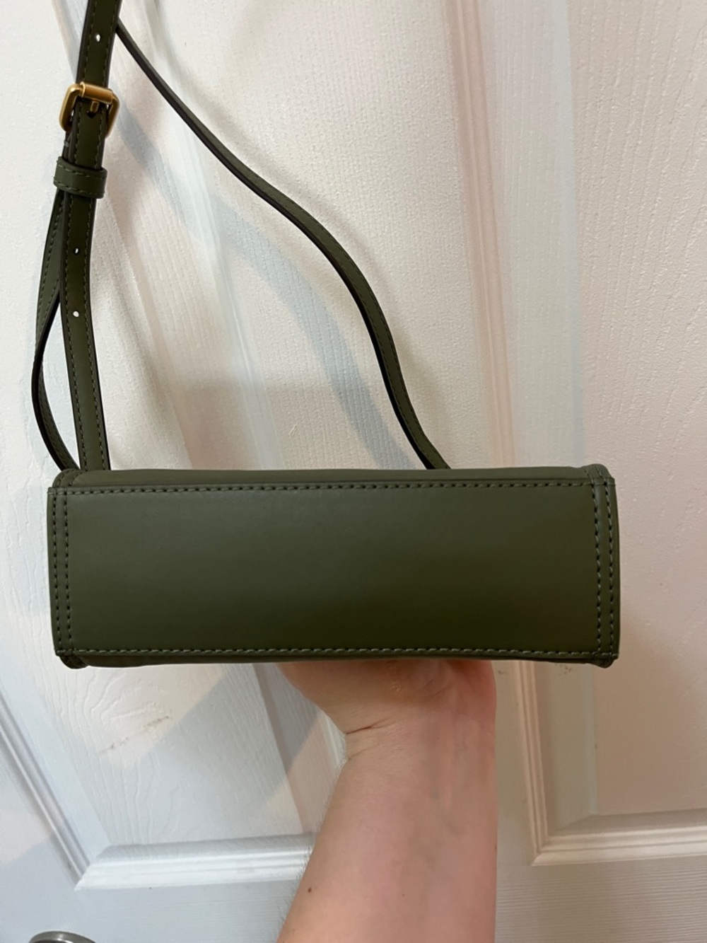 Tory Burch Ella Olive Green Mini Handbag - Picture 6 of 9